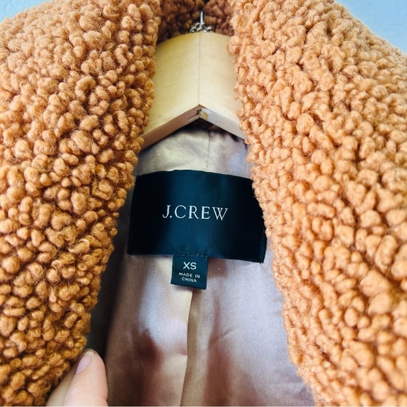 J. Crew Teddybear Jacket Peacoat XS - Picture 6 of 15